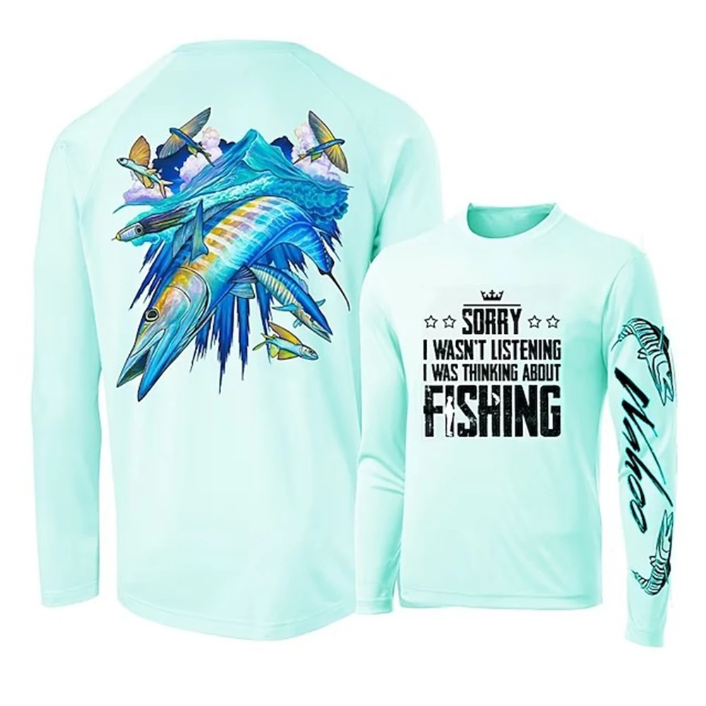 Men Fishing T-Shirt Fishing Shirts Washed T-Shirt Cotton UV Quick Dry  Breahtable Fishing Clothes Sports Fishing Shirt USA Size - AliExpress