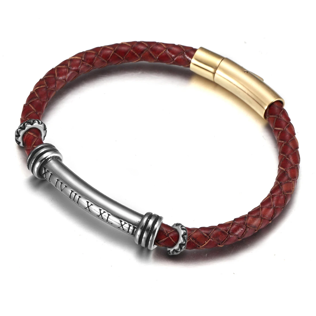 Edelstahl-Abstandshalter, dekoratives Muster, Perlen, Loch, passend für 5 mm Kordel-Dia-Charm für Lederarmbänder, Schmuckherstellung, DIY – Detail 5