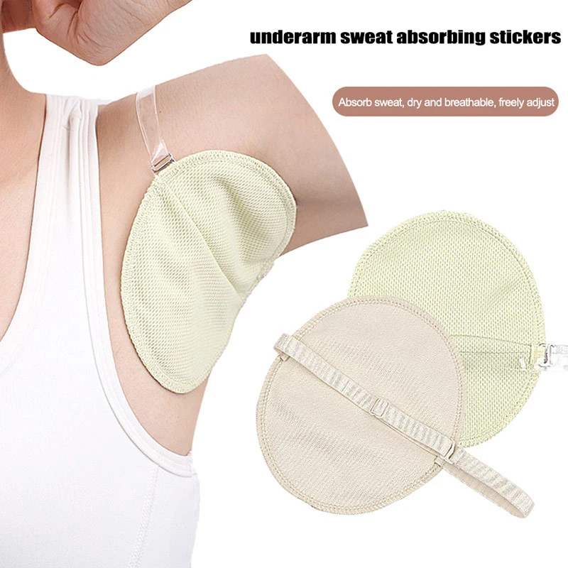 Underarm Sweat Shield Pad Washable Armpit Absorbing Sweat Guards Strap
