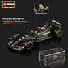 Bburago 1:43 W15 2024 44 Hamilton Mercedes-Amg Petronas F1 Team 63 Russell Alloy Die Cast Cars Model Toys W14 2023 4