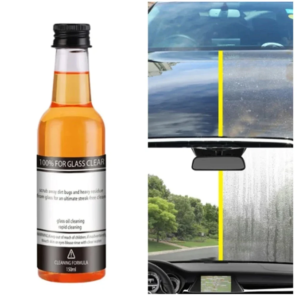 Car Glass Oil Film Cleaner Remover AIVC Shiny Car Stuff Windshield Coating  Agent Glass Polishing Water Stain Removal Anti-rain - AliExpress