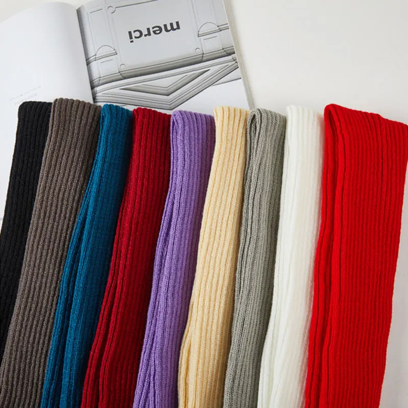 Frauen Yoga Tanz Fitness Wolle Gestrickte Socken 90 cm Ballett Tanzen Aufwärmen Socke Bein Wärmer Winter Über Knie Oberschenkel hohe Strümpfe – Detail 24