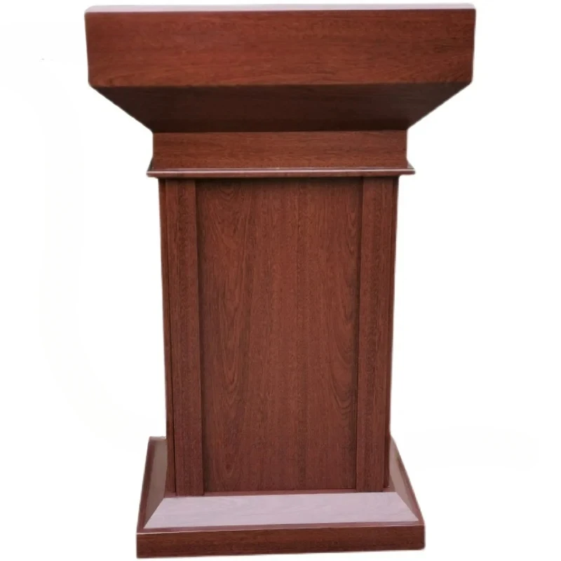 

Solid Wood Hotel Restaurant Reception Desks Office Conference Speech Podium Stands Guide Wedding Training Cashier Table