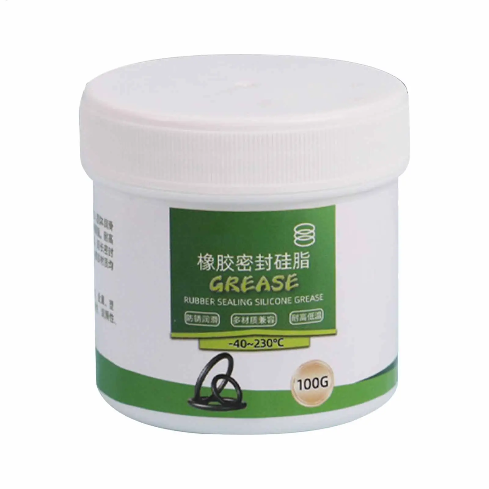 100 g Silikonfett für O-Ringe, wasserfest, langlebig, Sanitärschmiermittel, Silikonfett, Ventil- und Armaturenschmiermittel für Dichtungen, Motoren – Detail 1