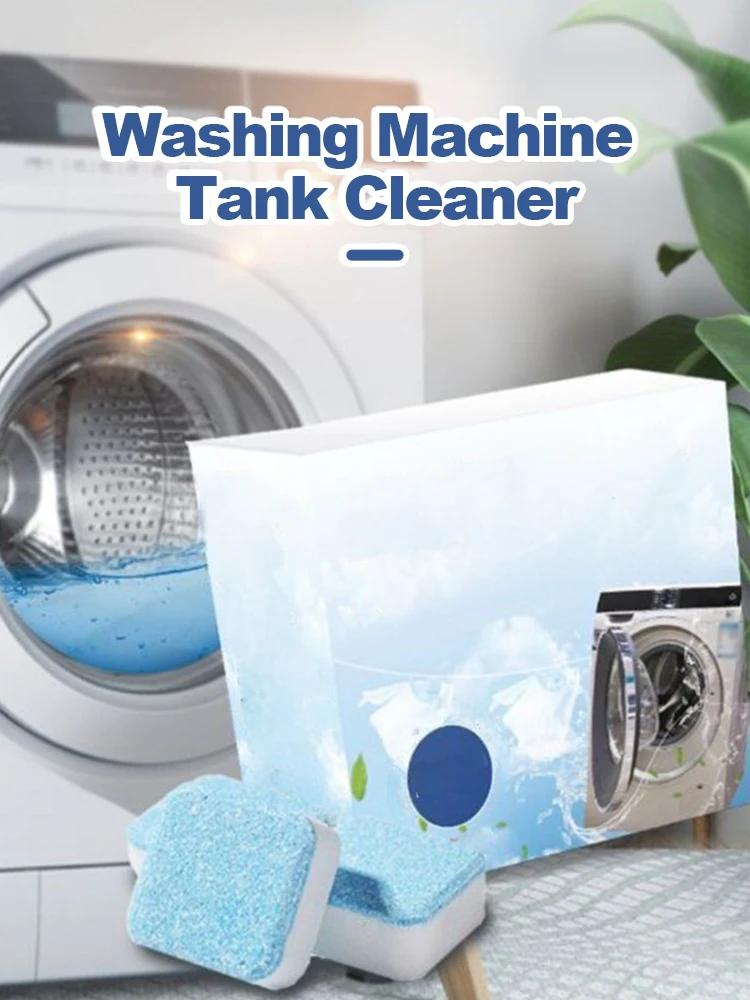 

Detergent 5 box Household Cleaning Accessories Washing Machine Cleaning Tablets Effervescent Cleaning Tablets Cleaner For