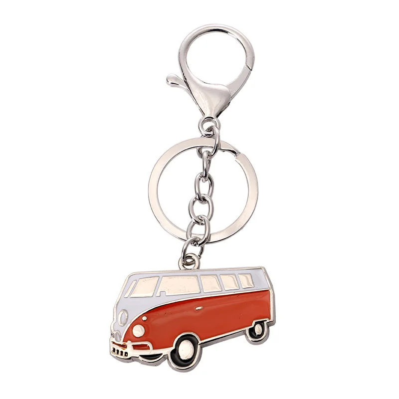 Colorful Bus Keychain Set - Beach and Hippie Party Favors