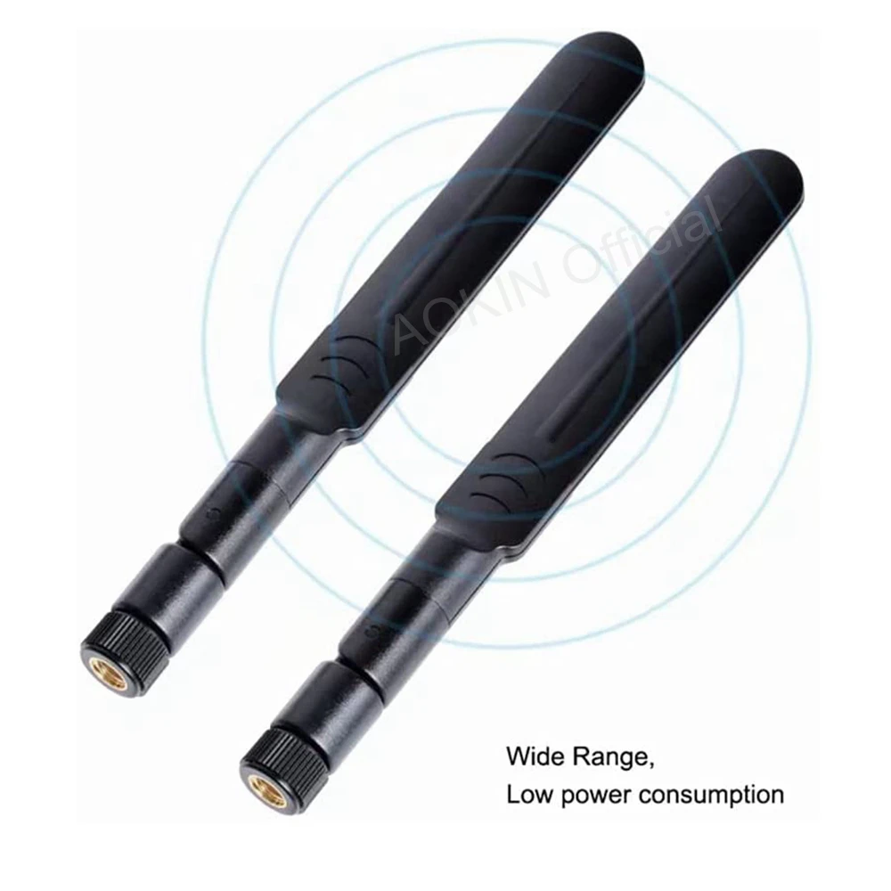 2 x 8dBi 2.4GHz 5.8GHz Dual Band WiFi RP-SMA Male Antenna +2 x 35CM U.FL/IPEX to RP-SMA Pigtail Cable for WiFi Router Wireless helical antenna