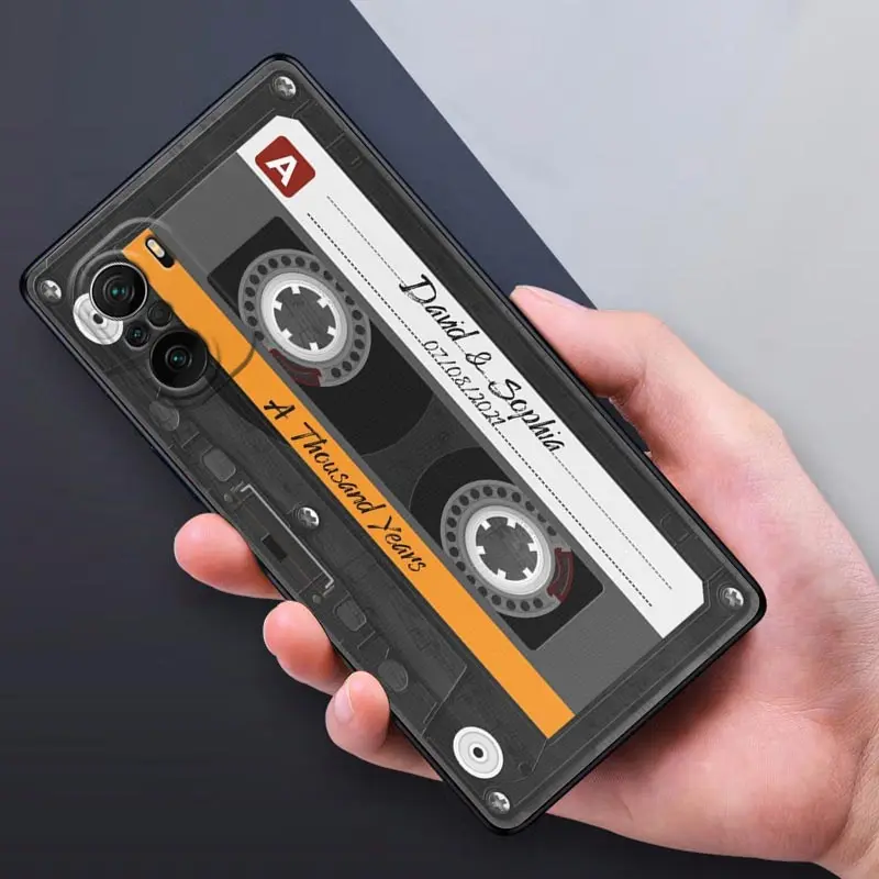 Vintage Cassette Tape Design Soft Phone Cover