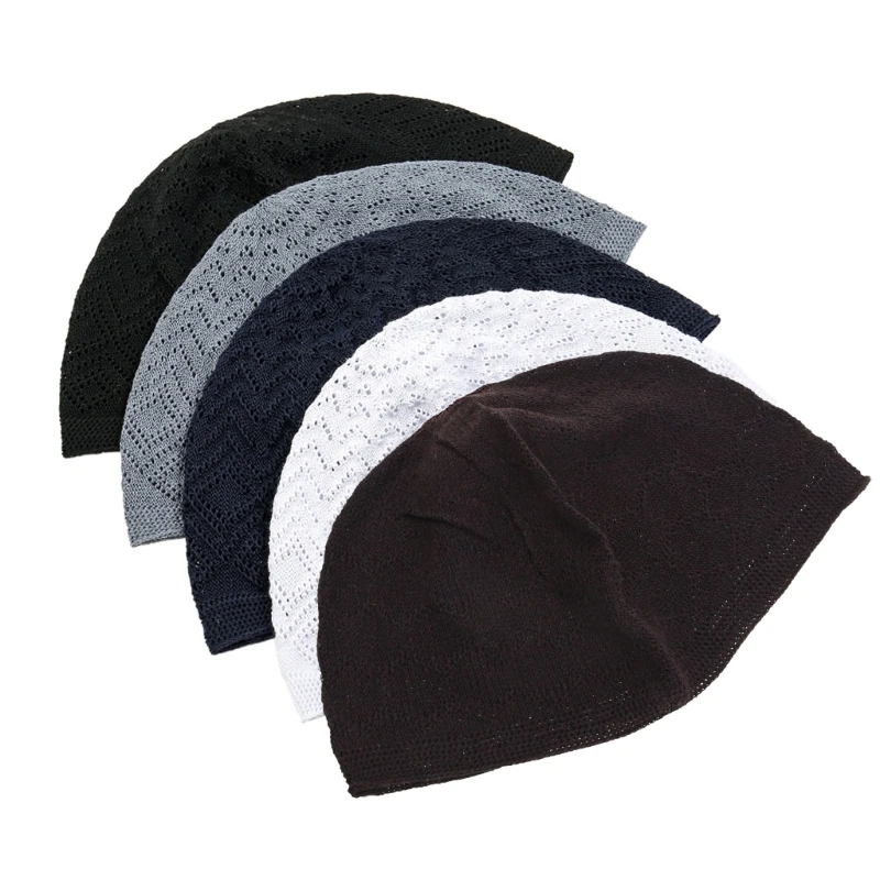 Muslim Prayer Hat Gold Islamic Man New Turban Indian For Men Clothing Islam Keffiyeh Turkish Kufi Husband Scarf 2