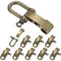 10Pcs U Bronze
