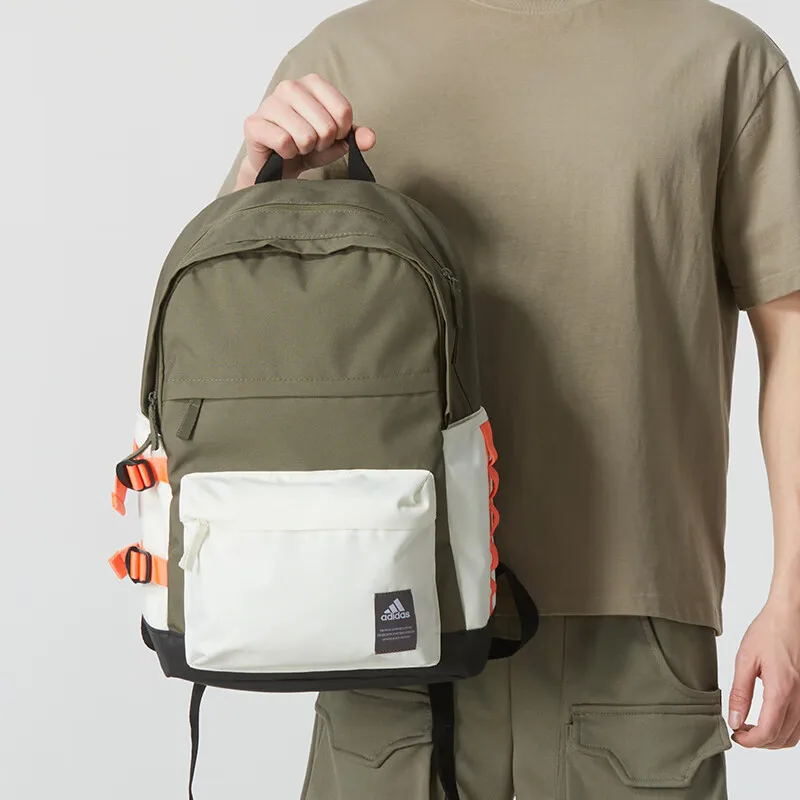 Adidas men's and women's bags new fashion trend comfortable portable storage leisure backpack JF6558