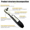 Hexagon Ratchet Spanner 1/4 Inch Mini Hex Quick Release Socket Repair Wrench Bidirectional Control Double Head Screwdriver Drill 4