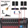 CT-80S Professional audio mixer 8 Channel with MP3 Player+Bluetooth U disk 48V Phantom Power Source USB recording 5