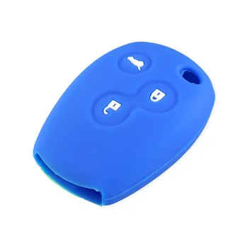Cover chiave telecomando per Renault Clio Dacia Modus Logan Sandero Trafic Master Kangoo twingo - Keyyou Nuovo 3 Bottoni Silicone Auto Chiave a Distanza Della Copertura di Caso per Renault