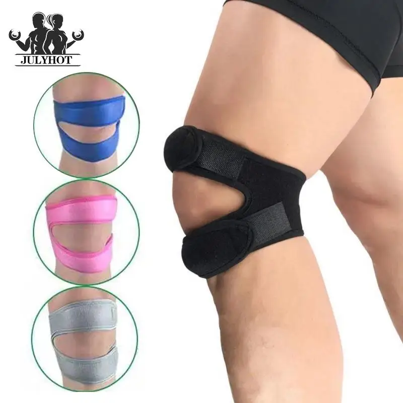 Knee Pads Protector Band Sports Knee Support Patella Belt Elastic Bandage Soccer Basketball Brace Strap Fitness Support Tape
