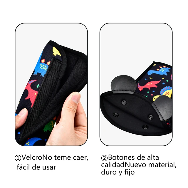 Regolazione della cintura di sicurezza per bambini Auto Anti collo Coprispalla per bambini Posizionatore della cintura di sicurezza Cintura di sicurezza per bambini per la sicurezza dei bambini 5