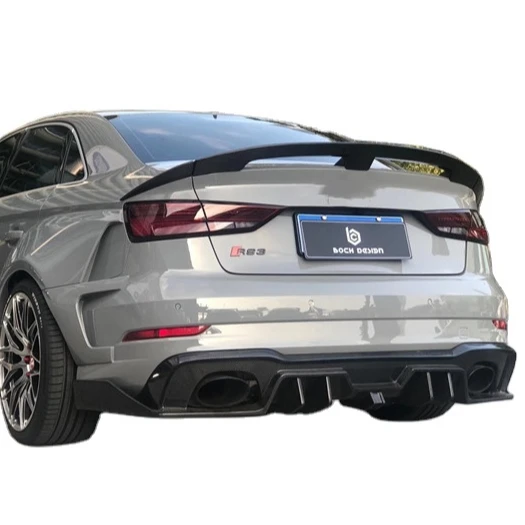 

Carbon fiber body kit for Audi A3 S3 RS3 Carbon fiber material A3 S3 RS3 carbon fiber rear diffuser