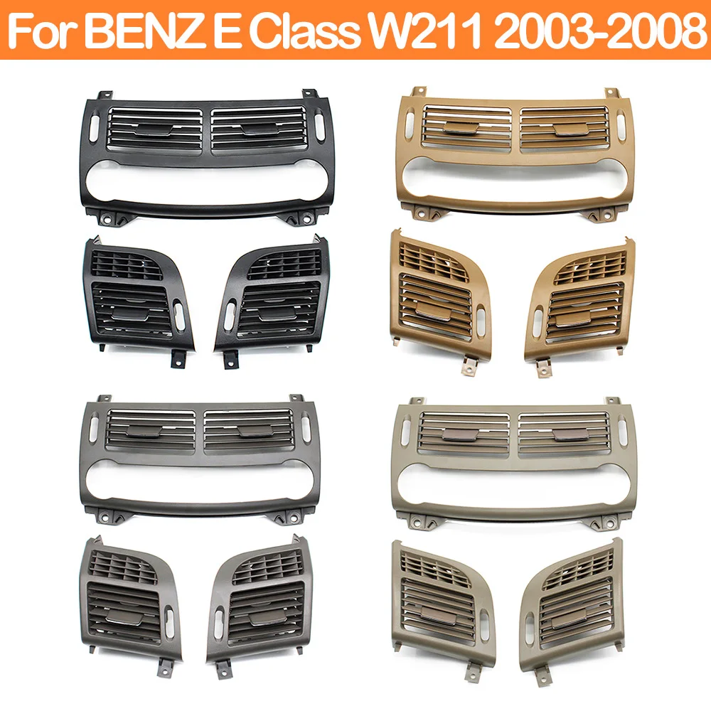 Передняя панель вентиляционного отверстия кондиционера для Mercedes Benz E Class W211 2003-2008 E200 E230 E260 E280 E300