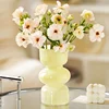 Flower Vase with Elegant Circular Fishbowl Design Glass Vase for Home Decor, Table, Living Room Decoration,Entryway, Shelf Decor 3