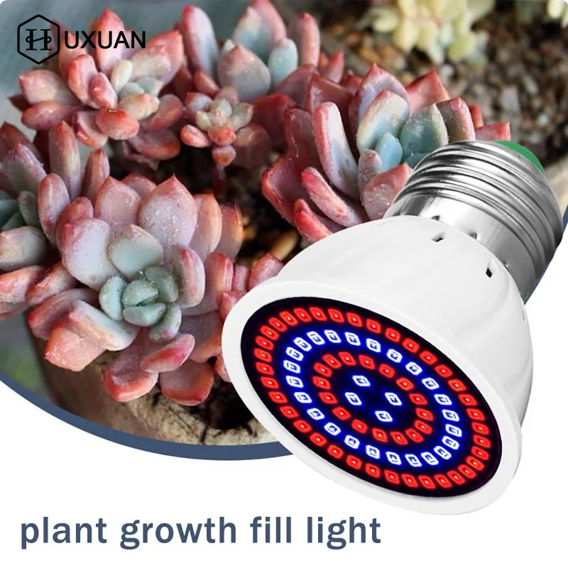 풀 스펙트럼 E27 LED 식물 재배등 전구 110V 220V 수경재배 램프 실내 식물등 묘목 꽃 식물등