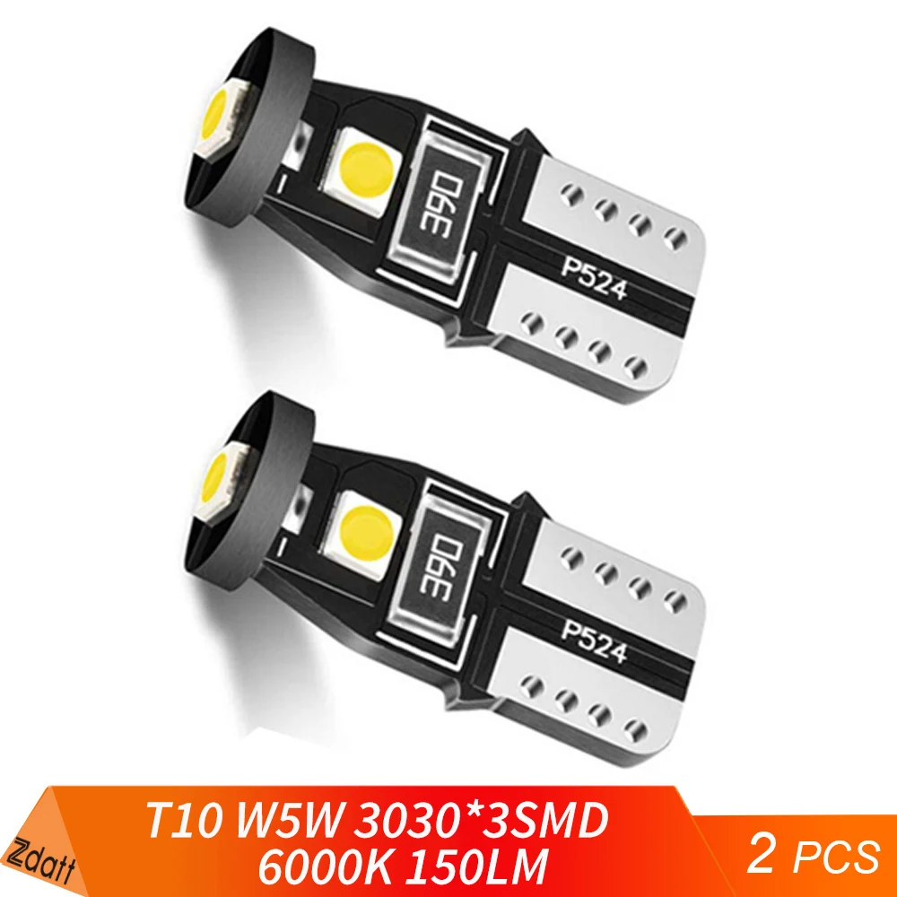 Auto Parts T10 Canbus 9SMD 3030 Parking Interior Bulb W5w LED Auto