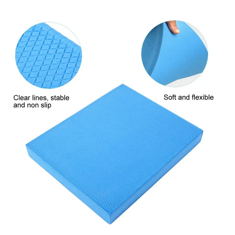 Pad, Non-Slip Foam Mat Ankles Knee Pad Cushion For Core Balance And Strength Stability Training, Yoga & Fitness_voghion.com