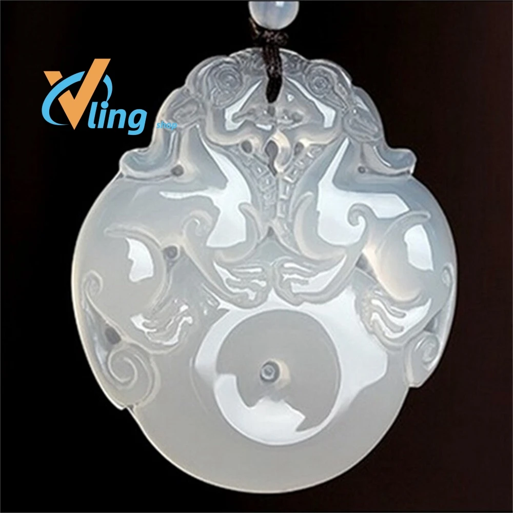 2022Natural Green Agate good luck Pi xiu Pendant Jewelry Lucky Exorcise evil spirits Auspicious Amulet Jade Pendant Fine Jewelry