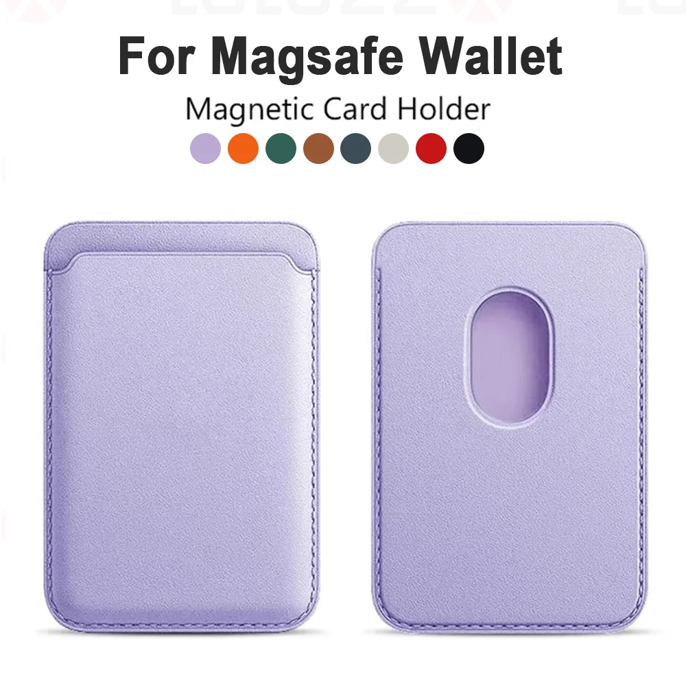 Leather For Magsafe Wallet Magnetic Case For iPhone 16 15 12 13 14 Pro Max Samsung S24 Ultra Magnet Card Holder Phone Bag Cover BEST SELLERS