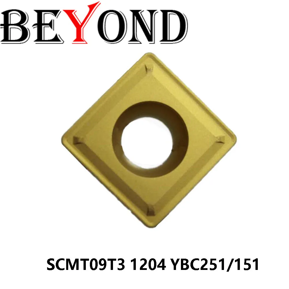 

Original SCMT09T304 SCMT120404 SCMT120408 YBC251 YBC151 Machine Turning Tools CNC Cutter BEYOND SCMT Carbide Inserts Lathe 10pcs
