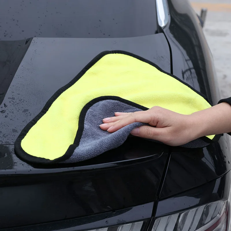 Acheter Chiffon de nettoyage de voiture à séchage rapide, serviettes de  soins de voiture en microfibre, chiffons de polissage, nettoyage de voiture  à domicile