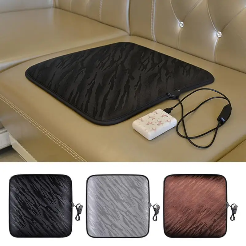 

Seat Heating Pad For Chair USB Winter Thermal Chair Warmer Cold Weather Accessories For Home School Patio Dormitory Balcony