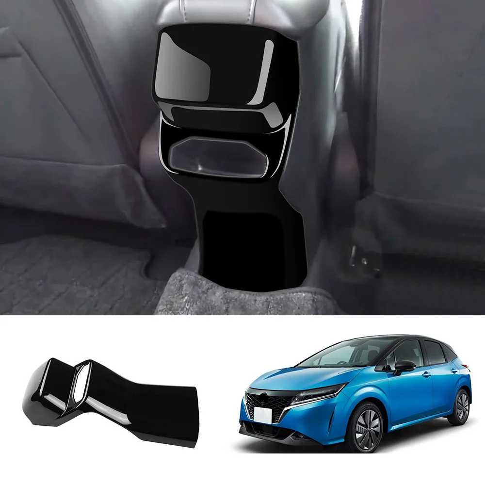 

Для Nissan Note E13 2020 2021 2022 ABS углеродное волокно заднее сиденье кондиционер вентиляционная крышка отделка автомобильные аксессуары украшение