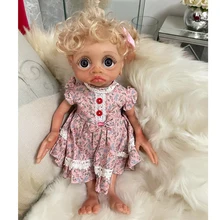

17inch Reborn Baby Girl Handmade Reborn Fariy Elf Soft Touch Cloth Body Realistic Reborn Doll Collectible Art Doll Toys Gift