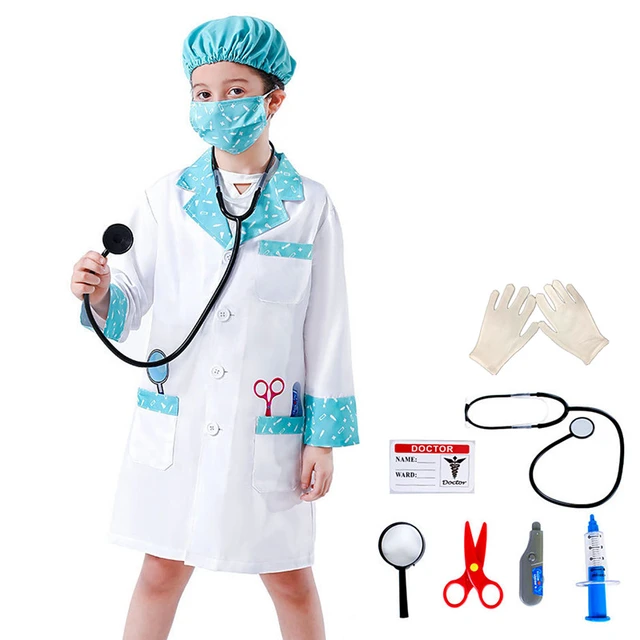 Set Déguisement Infirmière Docteur Accessoires Adulte Cosplay