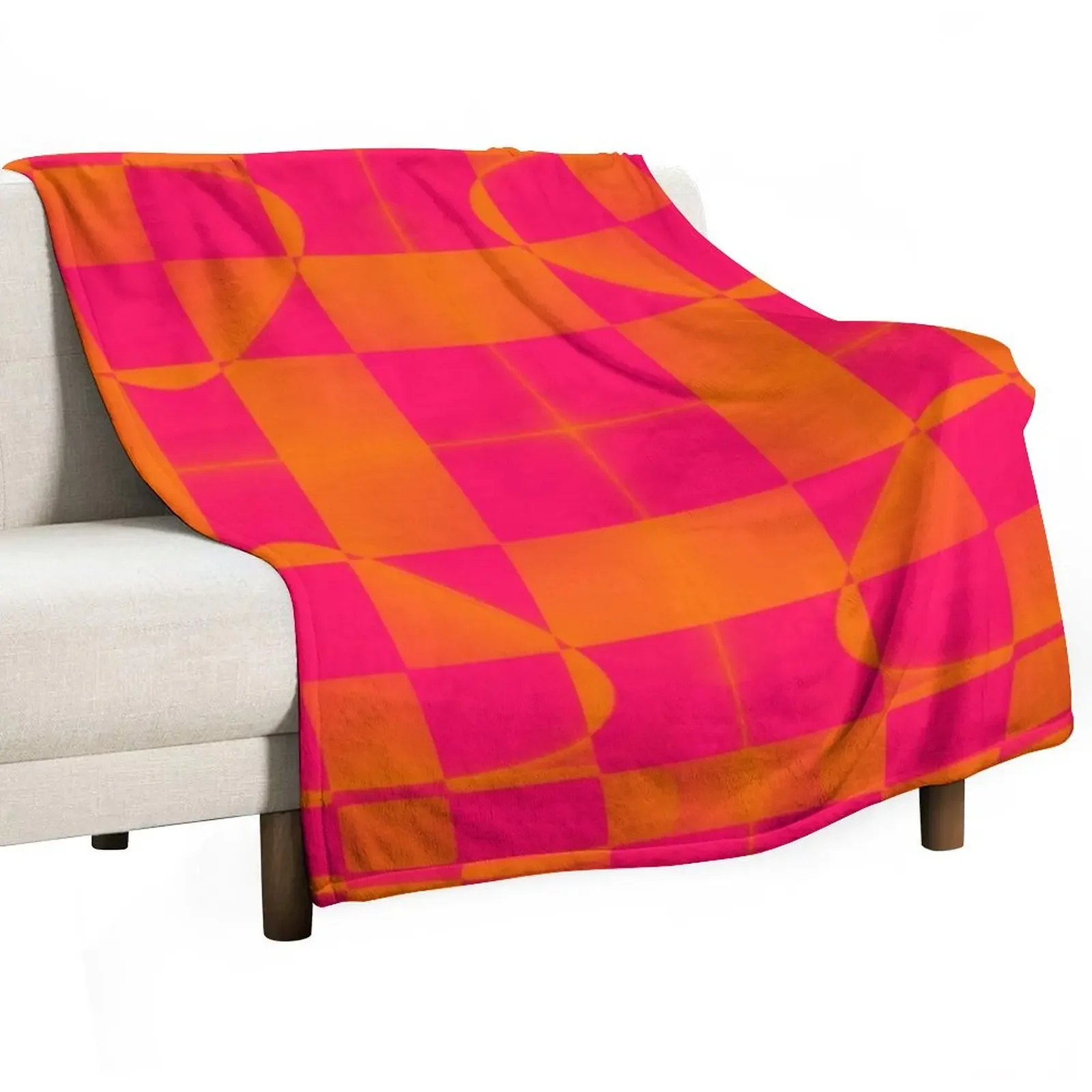 

Popping Pink and Orange Throw Blanket Sofas for sofa Blankets