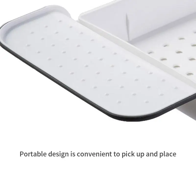 Creative Retractable Bathtub Storage Rack Bath Tray Shelf Tub Towel Storage Shelf Kitchen Sink Drain Holder For Bathroom