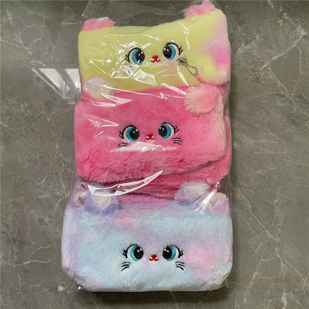 20CM Fluffy Cat Plush Coin Purse