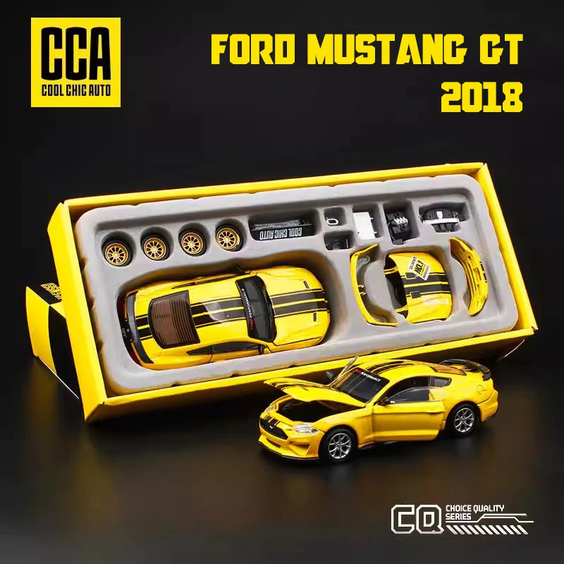 CCA 1:42 2018 Ford Mustang GT Alloy Toy Car Model Racing