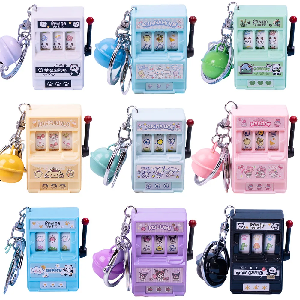 Kawaii Sanrio Casino Game Console KeyChain Melody Cinnamoroll Kuromi