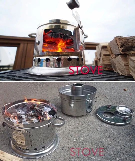 STAINLESS STEEL SAMOVAR WOOD BURNING COAL STOVE CAMP WATER HEATER TEA  KETTLE u0026 BBQ MULTI COOKING STAND 136oz / 4.25 - AliExpress