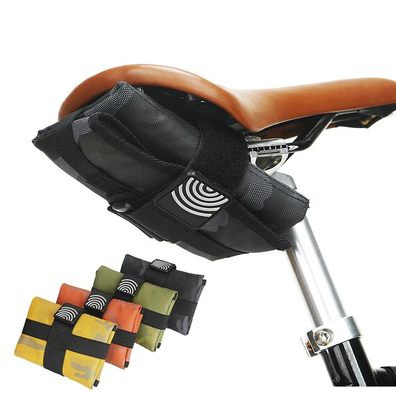 BicycleBagTailToolBagRearSeatCaseBikeSaddlePouchFrameFront