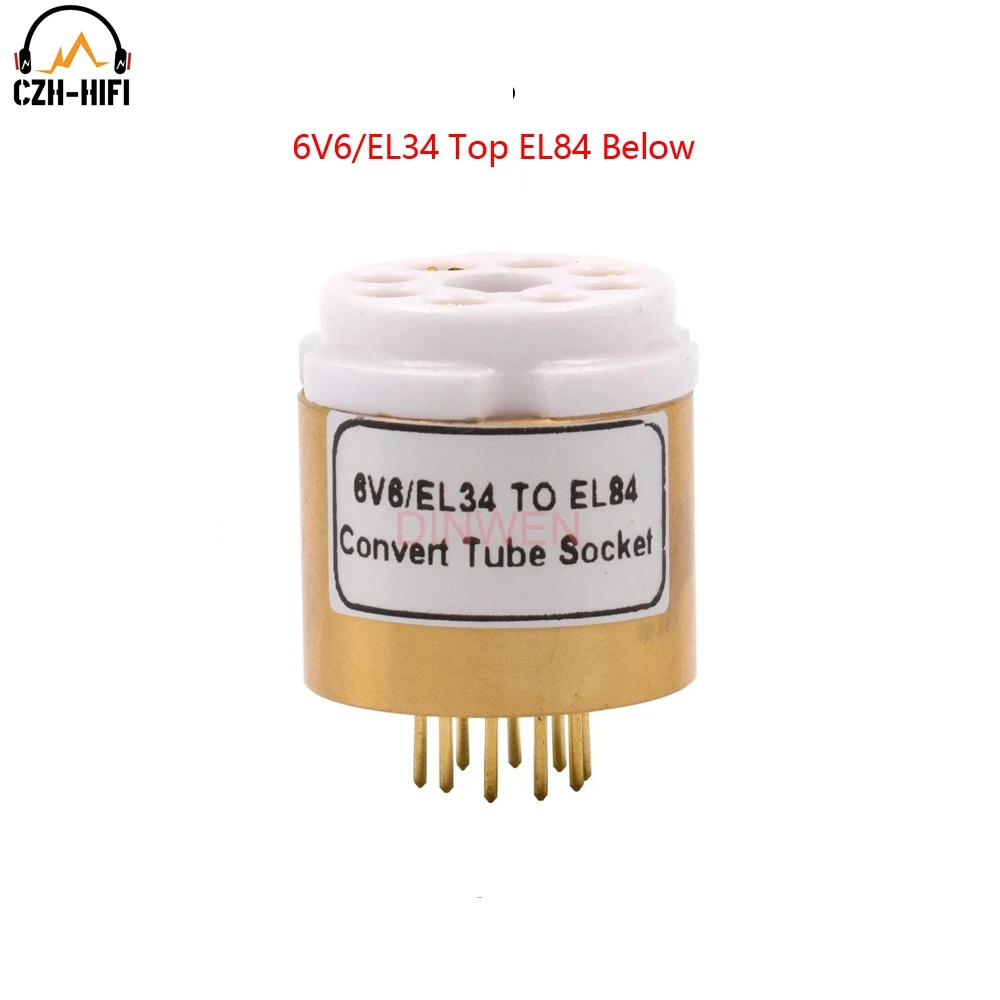 Adattatore Convertitore Per Valvole HIFI – Da 12AX7/ECC83/ECC82 A 6N2/6N6/6DJ8 – Amptata - Foto 2