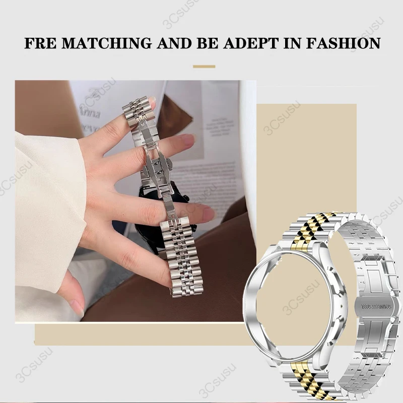 Stainless Steel Strap and Protective Case