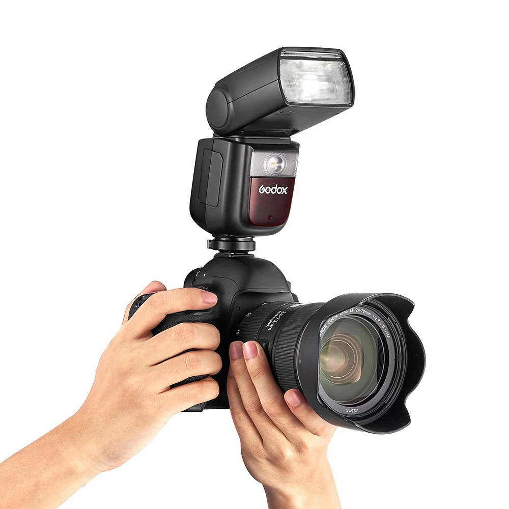Black Digital Slave Flash for Digital/SLR/DSLR Mirrorless for Canon Nikon Pentax Olympus Fujifilm Panasonic Sony Camera 