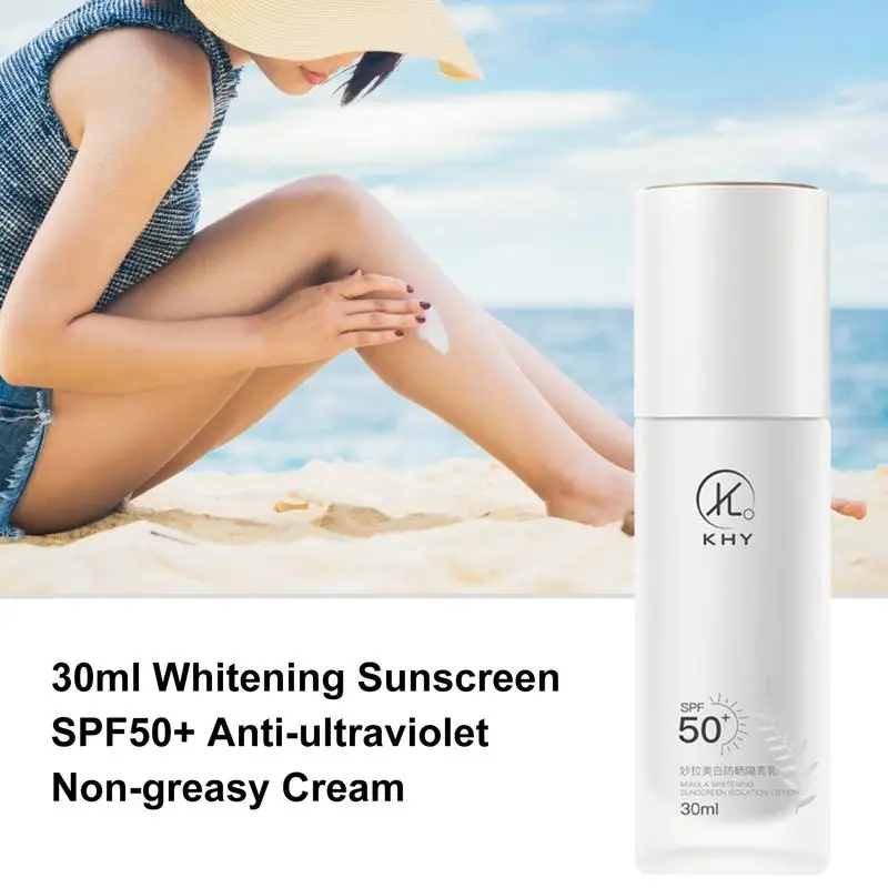 Sunblock Whiten Lotion 30ml Waterproof Facial Body Sun Tan Burn Repair