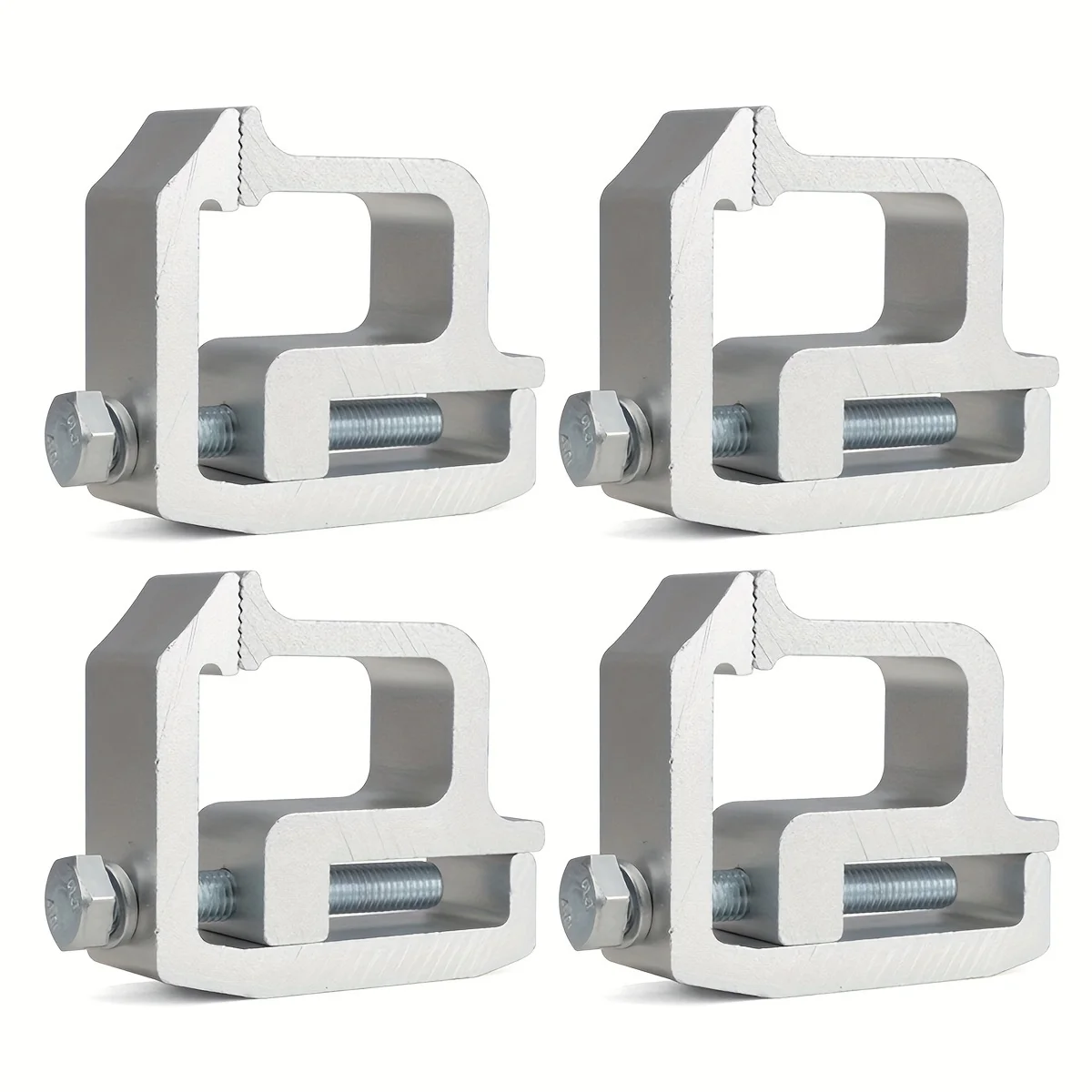4pcs Tie Downs clamp Tte Lock Truck Cap Topper Camper Shell Mounting Clamps for Pickup Truck Add anchor points