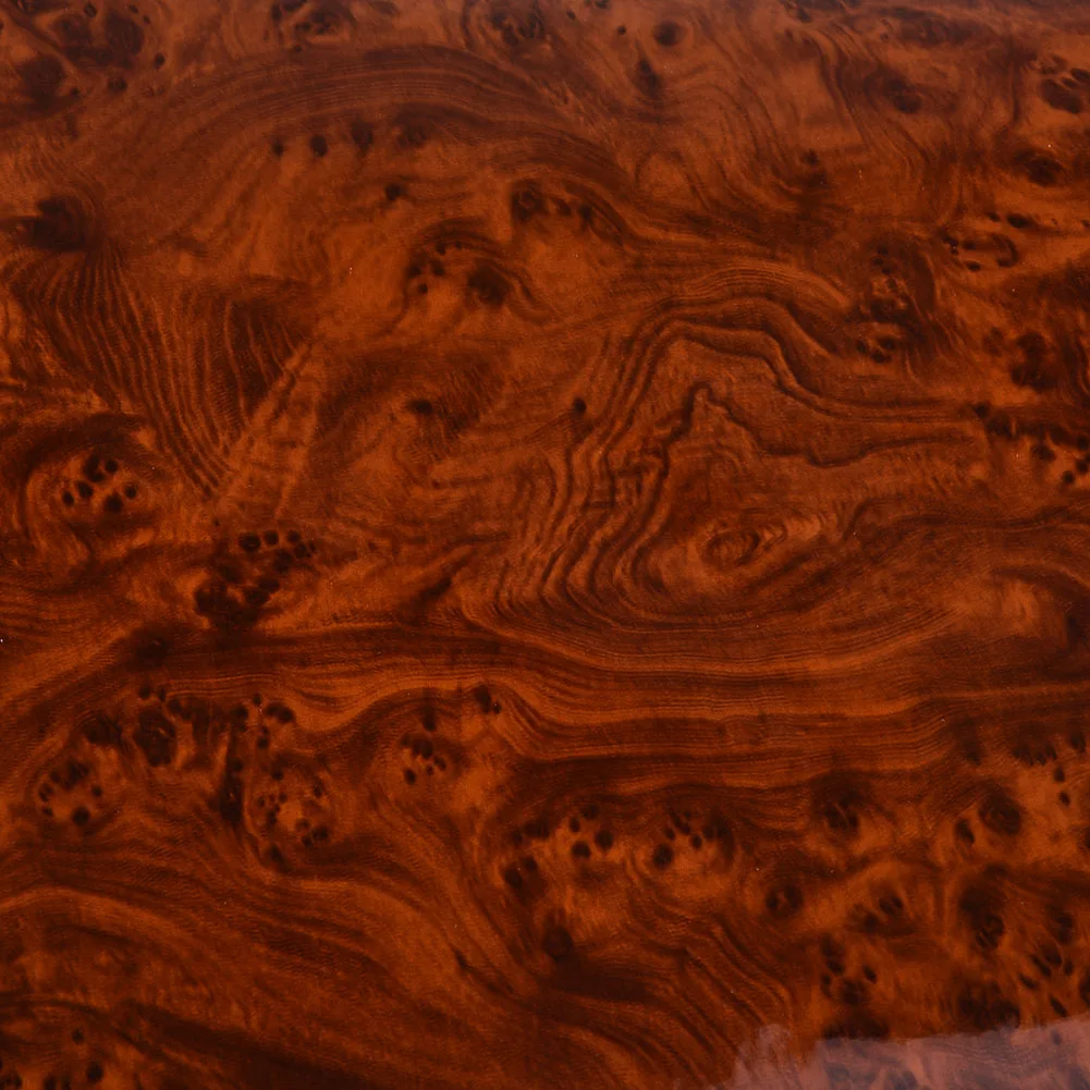 

High Glossy Car Sticker Wood Grain Decal Car Internal Vinyl 30x124CM DIY Film Useful Practical Accessories Brand New