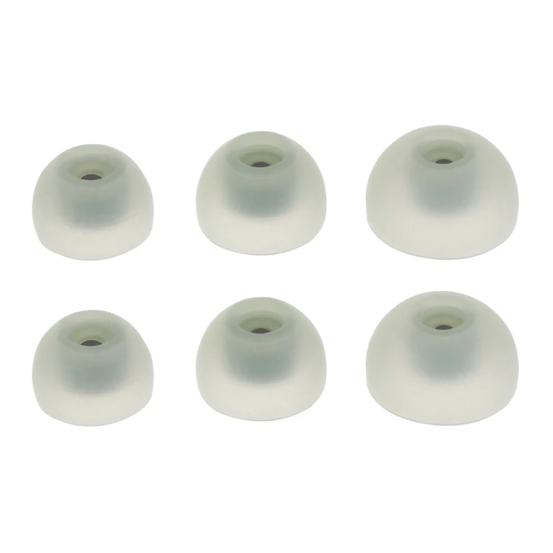 Silicone Earbuds Covers - Soft In-Ear Tips for Sports Earphones (3 Pairs)