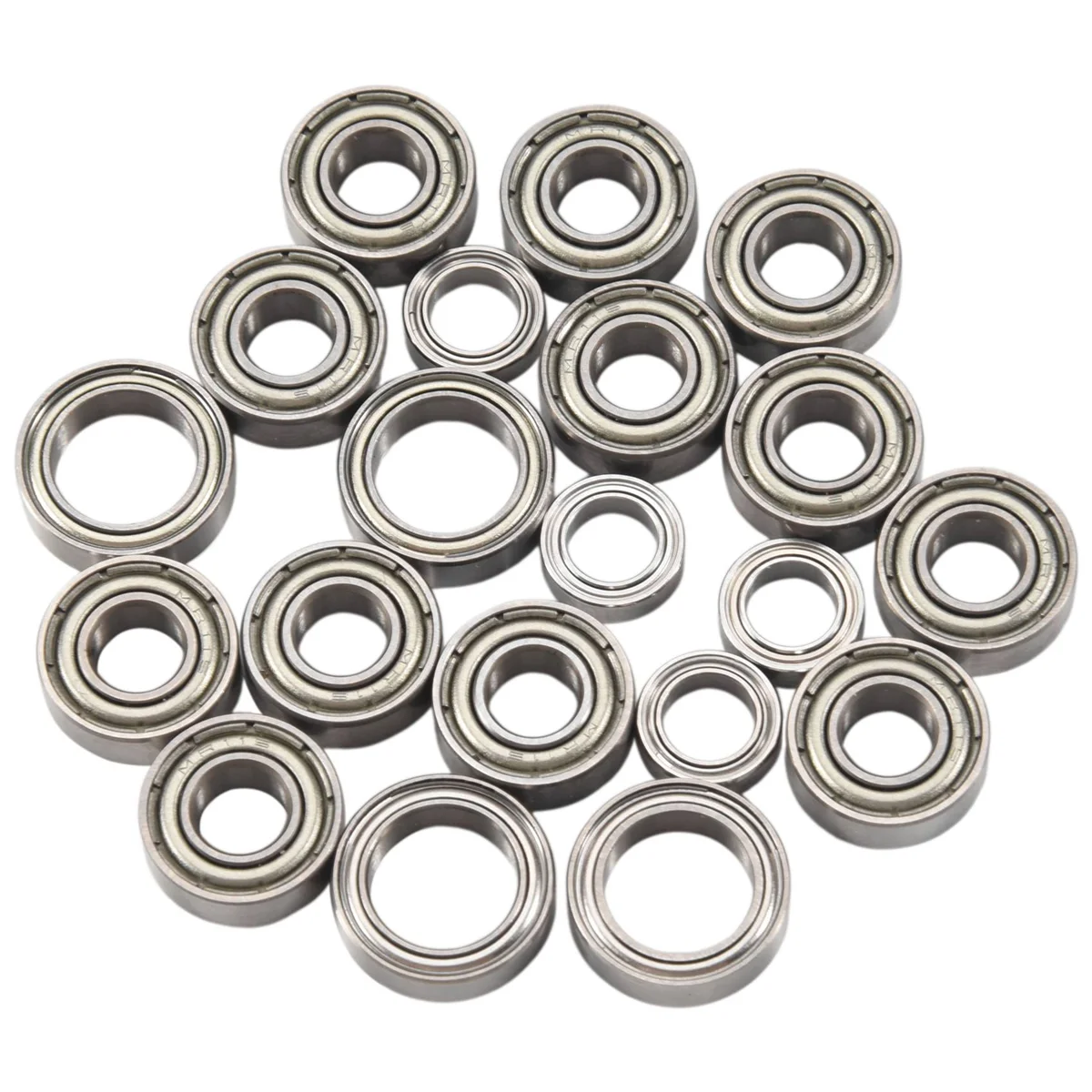 20Pcs Ball Bearing Kit For Tamiya TT01 TT-01 TT01D TT01E TT01R DF02 1/10 RC Car Upgrade Parts