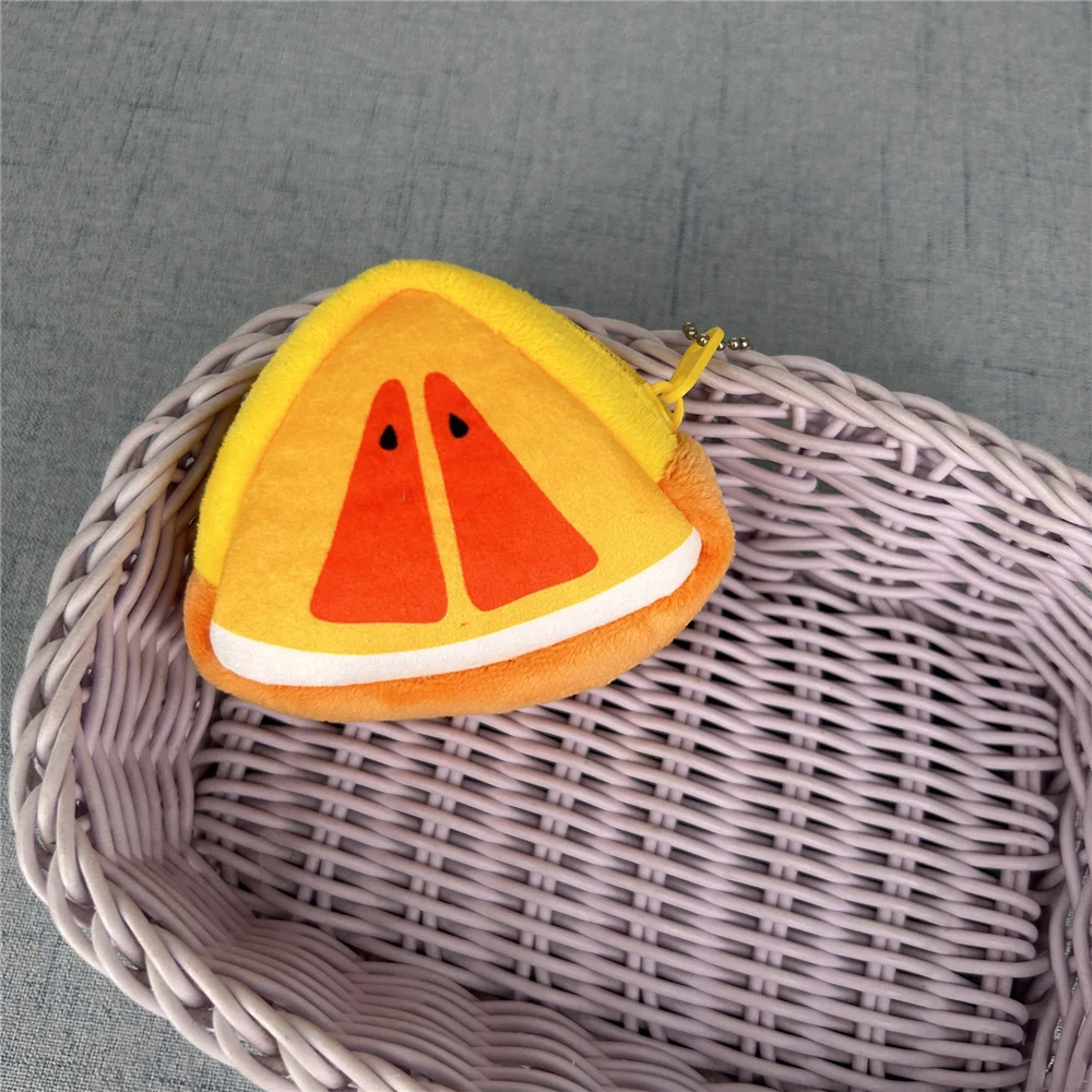 30개 동전 지갑 가방 플러시 장난감 9*7CM 혼합 색상 플러시 동전 가방